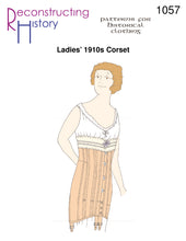 Load image into Gallery viewer, RH1057 — Ladies&#39; 1910s Corset sewing pattern

