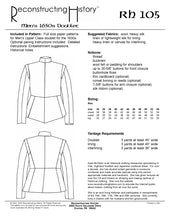 Load image into Gallery viewer, RH105 — 1630s Cavalier Doublet sewing pattern
