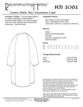 Load image into Gallery viewer, RH1061 — Ladies&#39; 1910s &quot;Sac&quot; Inverness Coat sewing pattern
