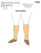 Load image into Gallery viewer, RH1068 — 1910s Gaiters or Spatterdashes sewing pattern
