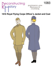 Load image into Gallery viewer, RH1083 — 1916 Royal Flying Corps Officer&#39;s Jacket and Coat sewing pattern
