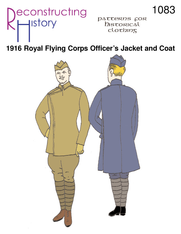 RH1083 — 1916 Royal Flying Corps Officer's Jacket and Coat sewing pattern