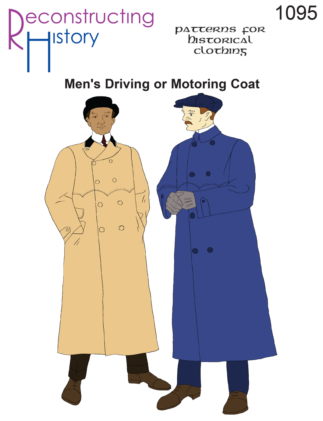 RH1095 — Gentleman's Motoring Coat or Driving Coat sewing pattern