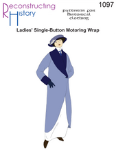 Load image into Gallery viewer, RH1097 — Ladies&#39; Single-Button Motoring Wrap sewing pattern
