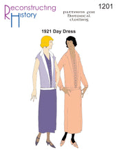 Load image into Gallery viewer, RH1201 — 1920s Day Dress sewing pattern
