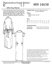 Load image into Gallery viewer, RH1202 — 1920s Day Dress sewing pattern
