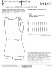 Load image into Gallery viewer, RH1249 — Mid-1920s Ladies&#39; Knit Swimsuit sewing pattern
