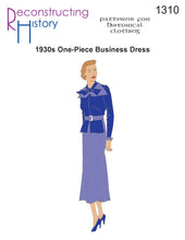 Load image into Gallery viewer, RH1310 — 1930s Business Dress sewing pattern
