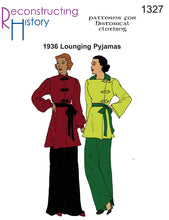 Load image into Gallery viewer, RH1327 — 1936 Lounging Pyjamas sewing pattern
