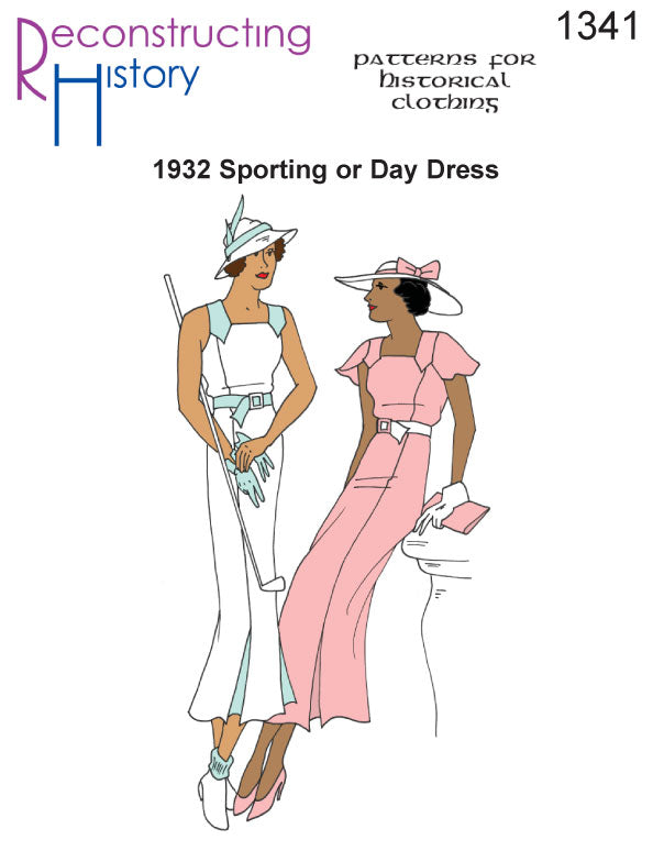 RH1341 — 1932 Sporting Dress sewing pattern – Reconstructing History