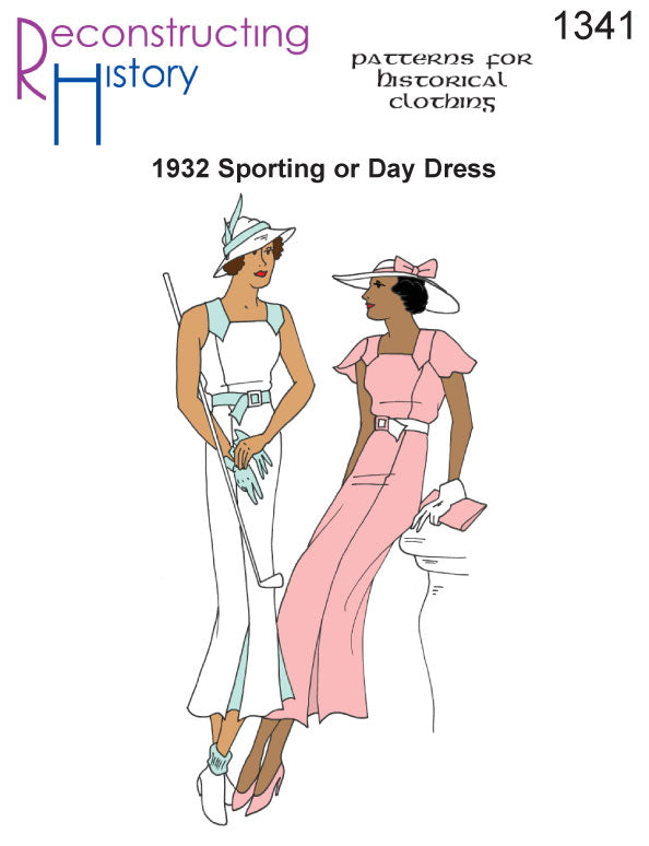 RH1341 — 1932 Sporting Dress sewing pattern