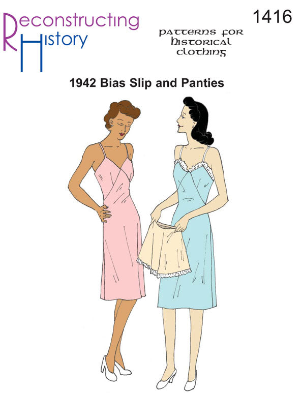 RH1416 — 1942 Bias-cut Slip and Panties sewing pattern