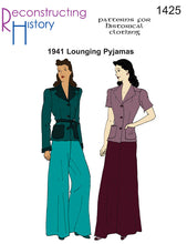 Load image into Gallery viewer, RH1425 — 1941 Lounging Pyjamas sewing pattern
