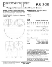 Load image into Gallery viewer, RH305 — Irish Man&#39;s Dungiven Outfit sewing pattern
