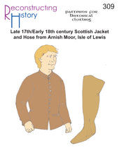 Load image into Gallery viewer, RH309 — 17th century Scottish Man from Arnish Moor, Isle of Lewis&#39; Outfit sewing pattern
