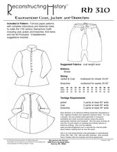 Load image into Gallery viewer, RH310 — 17th century Irish Tawnamore Outfit sewing pattern
