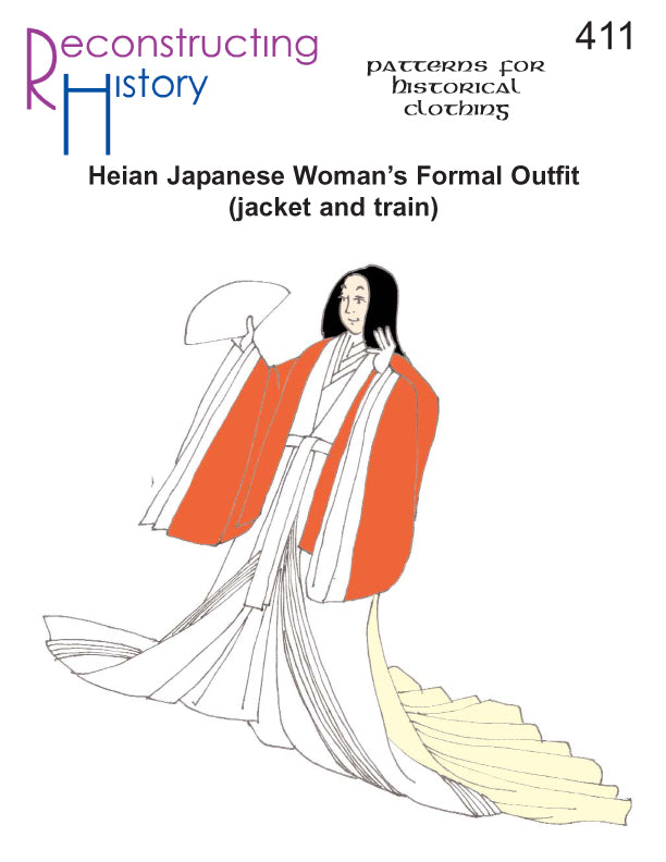 RH411 — Heian Japanese Lady's Formal Robes (Karaginu & Mo) sewing pattern