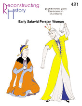 Load image into Gallery viewer, RH421 — Safavid Persian Woman sewing pattern
