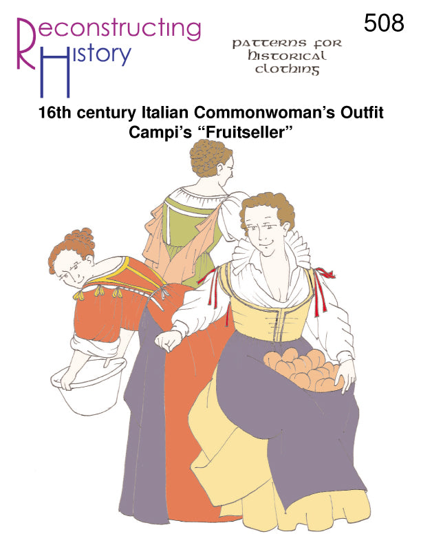 RH508 — Fruitseller or Common Woman's Dress sewing pattern