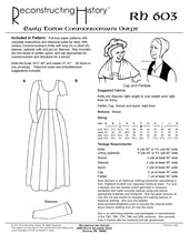 Load image into Gallery viewer, RH603 — Early Tudor Common Woman&#39;s Outfit sewing pattern
