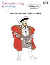 Load image into Gallery viewer, RH604 — Early Tudor Noble Man&#39;s Outfit sewing pattern
