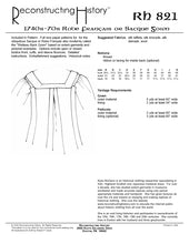 Load image into Gallery viewer, RH821 — Sacque or Robe Français sewing pattern
