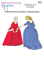 Load image into Gallery viewer, RH821 — Sacque or Robe Français sewing pattern
