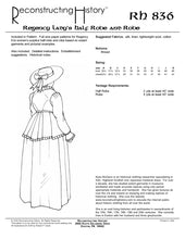 Load image into Gallery viewer, RH836 — Regency Half-Robe and Robe sewing pattern
