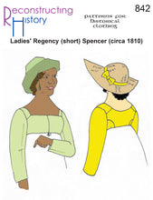 Load image into Gallery viewer, RH842 — Regency Ladies&#39; (short) Spencer Jacket (circa 1810) sewing pattern
