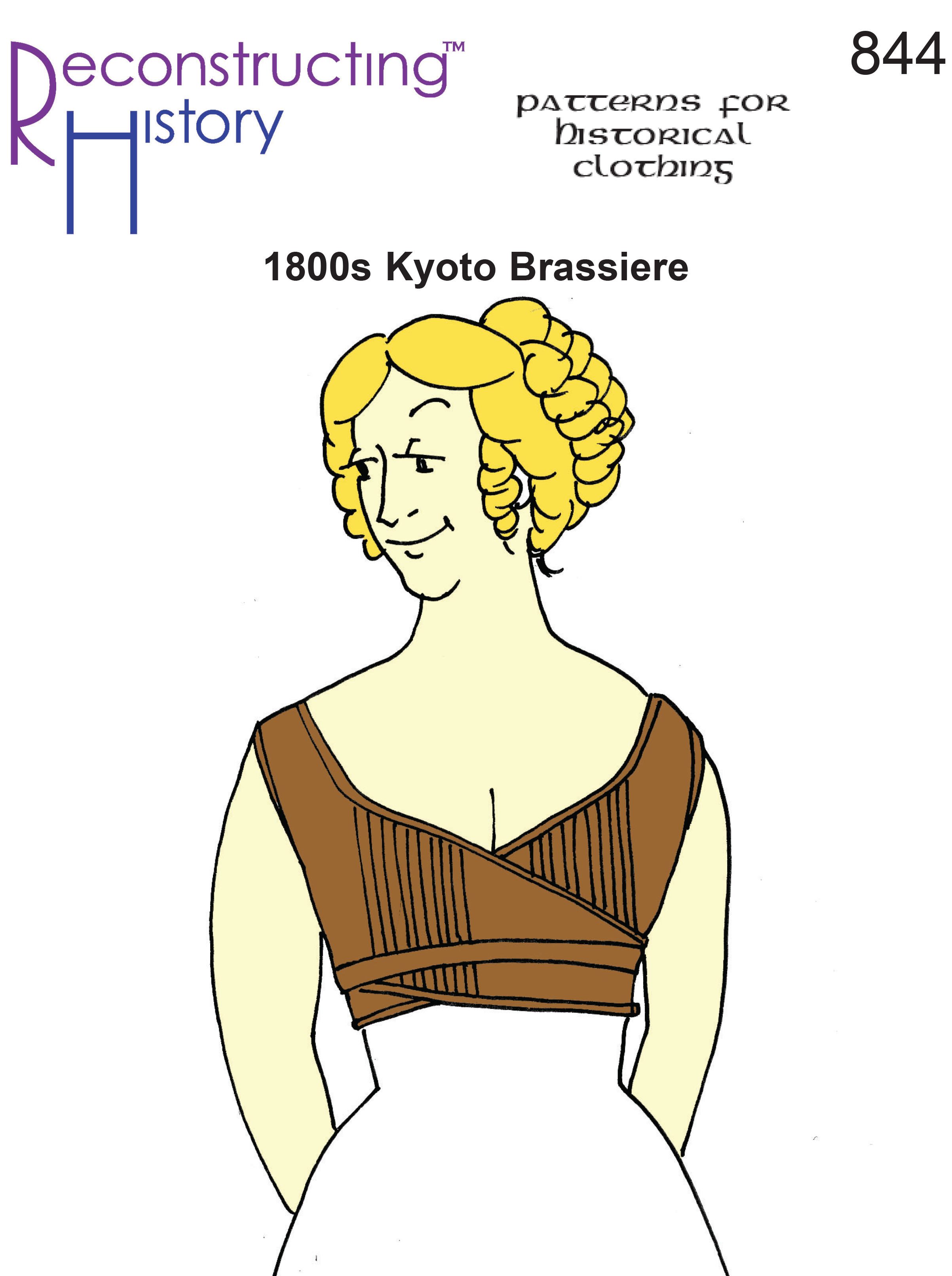 RH834 — Early 1800s Regency Stays or Corset sewing pattern ...