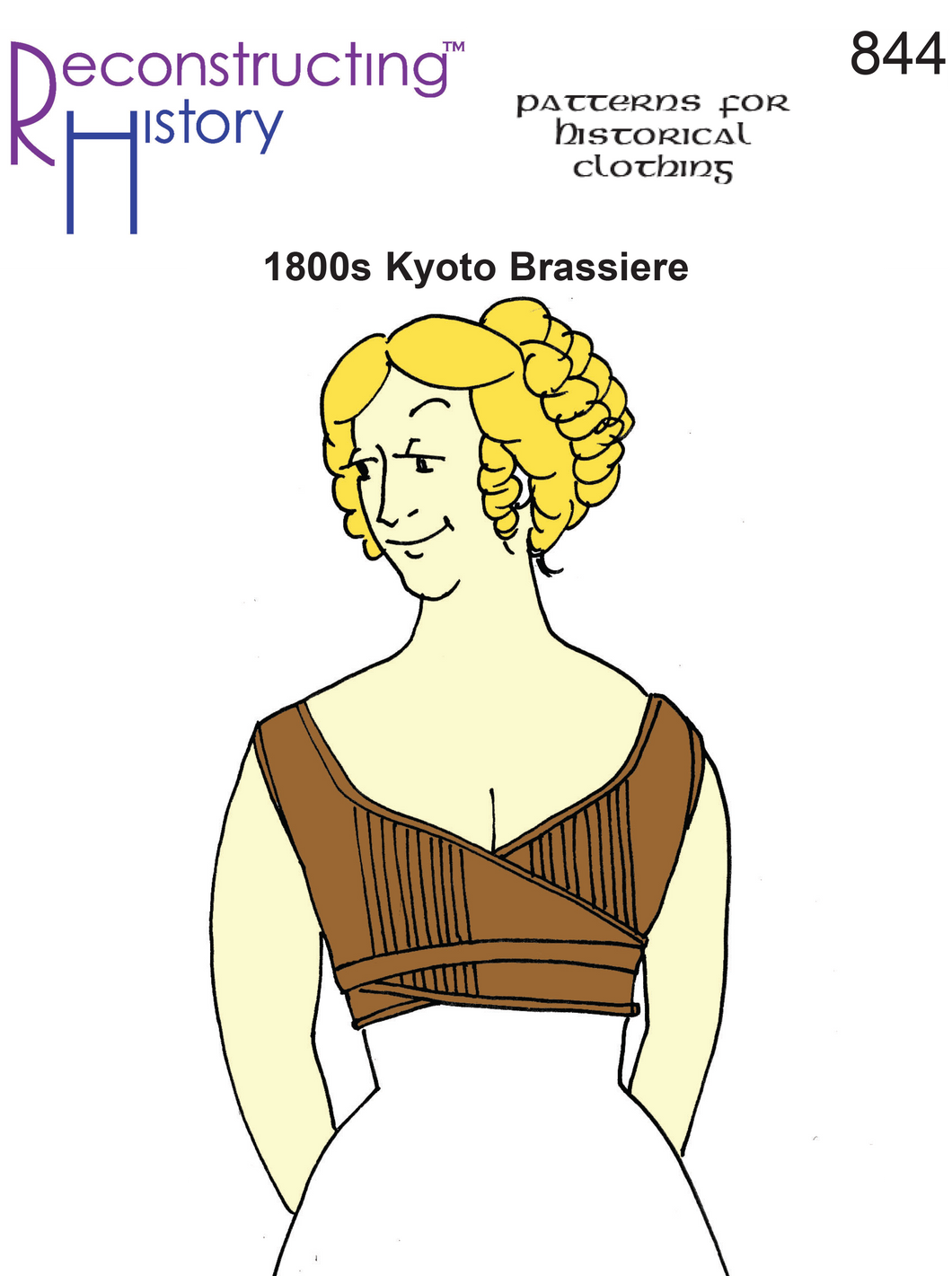 RH844 — 1800s Kyoto Regency Brassiere sewing pattern