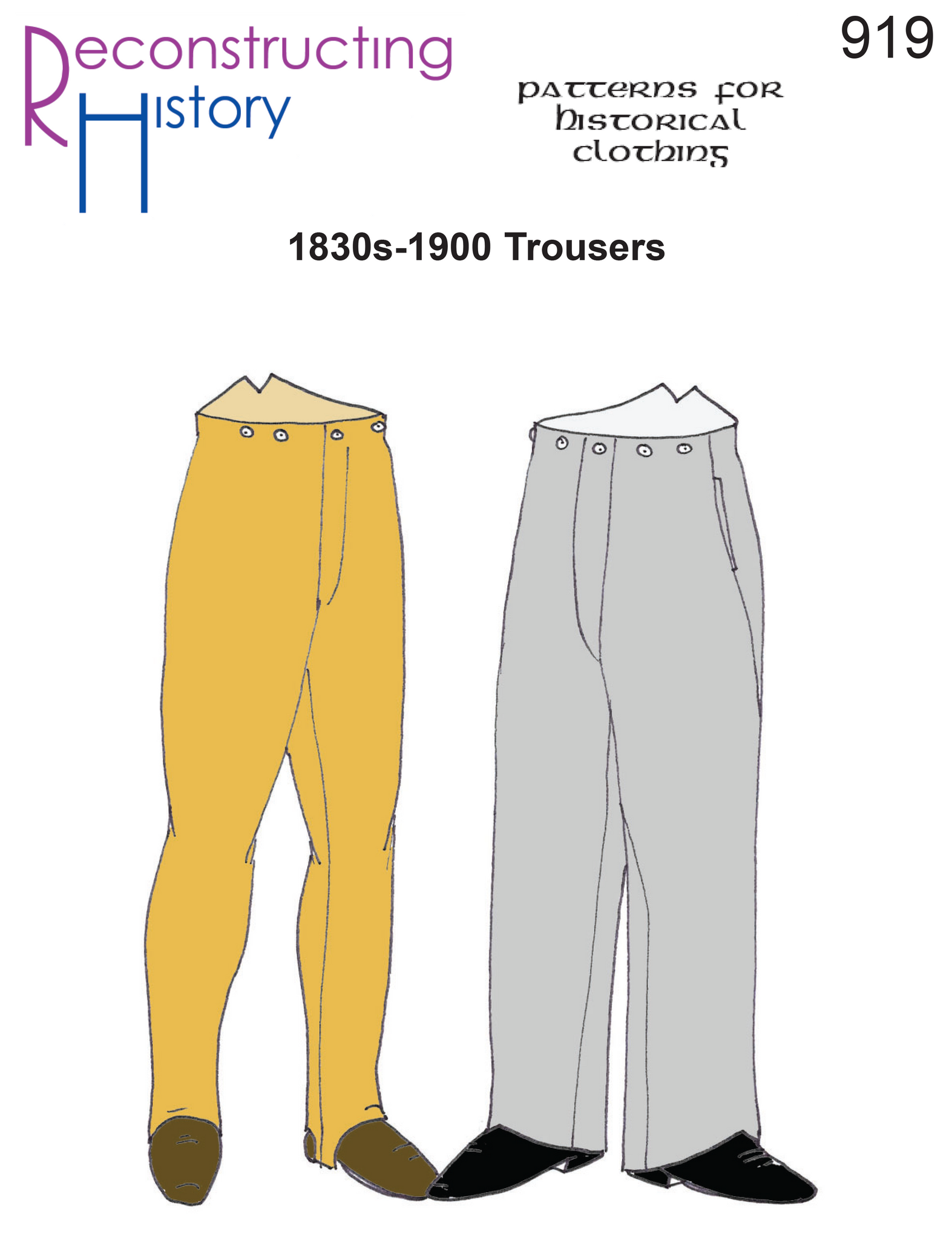 Vintage pattern French Sailor trousers