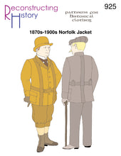 Load image into Gallery viewer, RH925 — 1870s-1900s Norfolk Jacket sewing pattern
