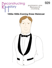 Load image into Gallery viewer, RH929 — 1850s-1900s Evening Dress Waistcoats sewing pattern
