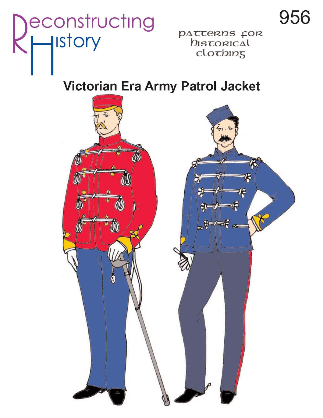 RH956 — Victorian Era Army Patrol Jacket (undress) sewing pattern