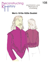 Load image into Gallery viewer, RH108 — 1620s Doublet sewing pattern
