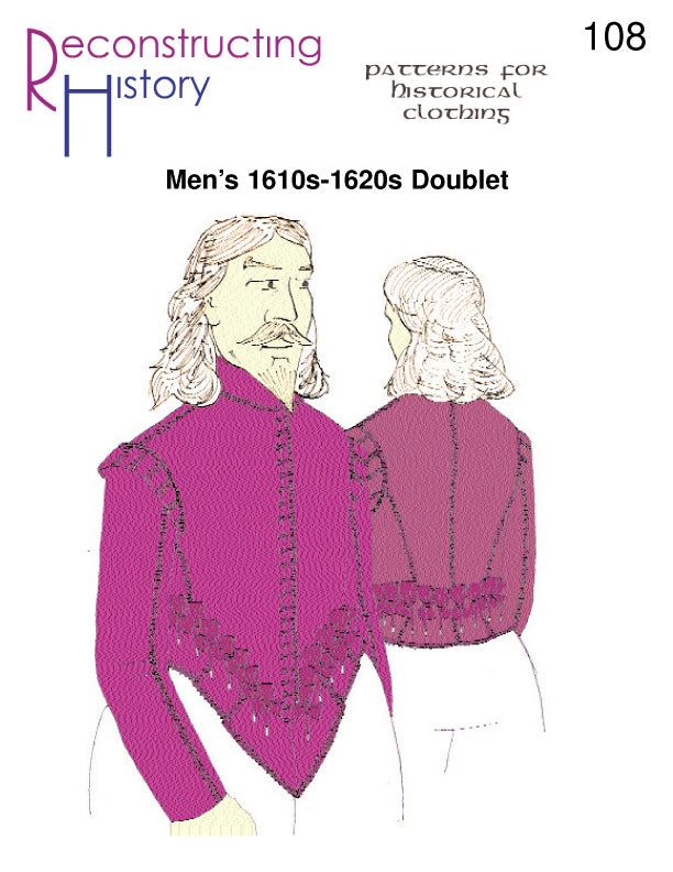 RH108 — 1620s Doublet sewing pattern