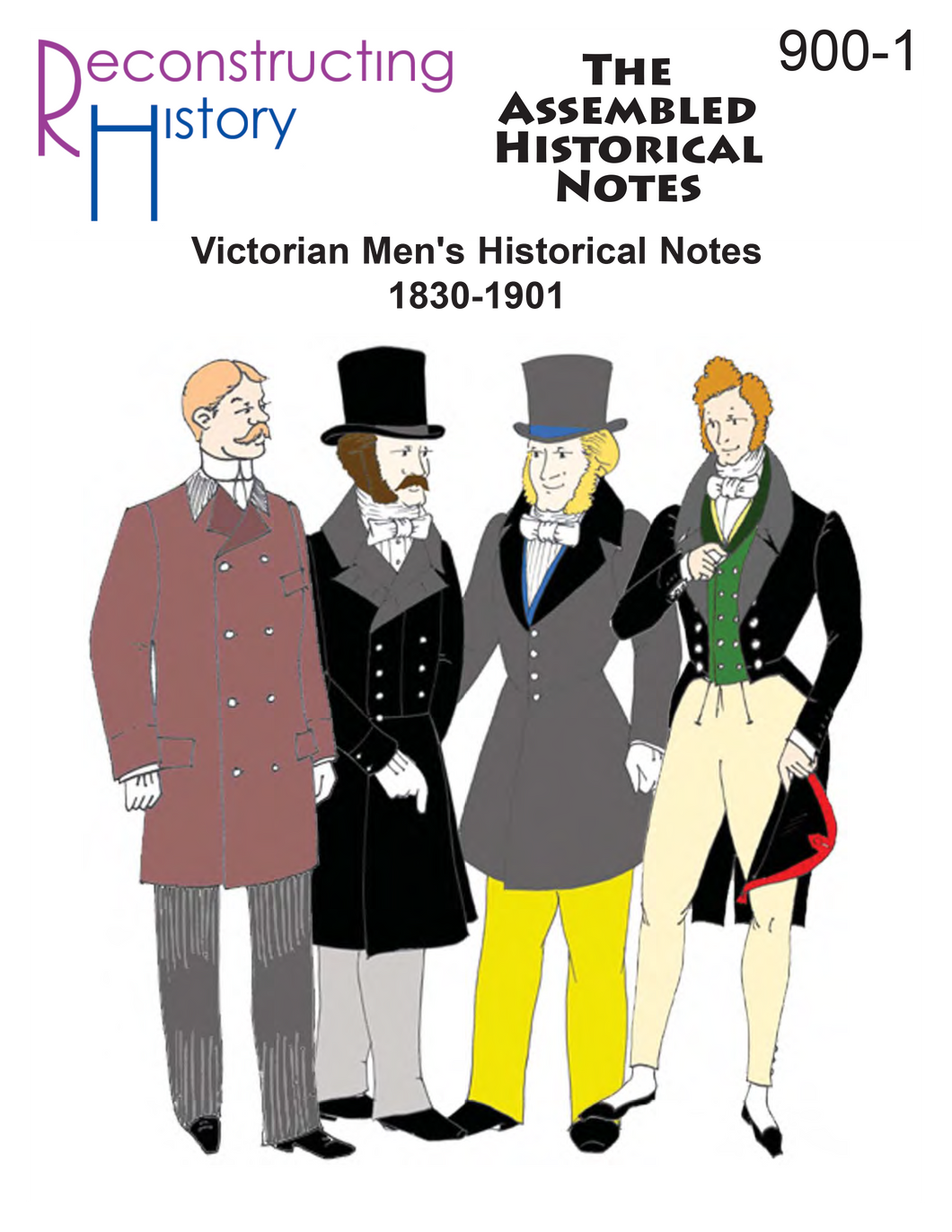 Downloadable Victorian Men's Assembled Historical Notes