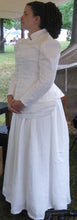 Load image into Gallery viewer, Kass models a Victorian outfit made with our sewing pattern RH943, ladies&#39; basic bodice - AVAILABLE IN YOUR CUSTOM MEASUREMENTS
